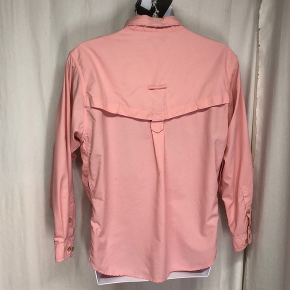 EXOFFICIO XL Blush Pink Vented L/S Top Roll Sleeve - Picture 6 of 8